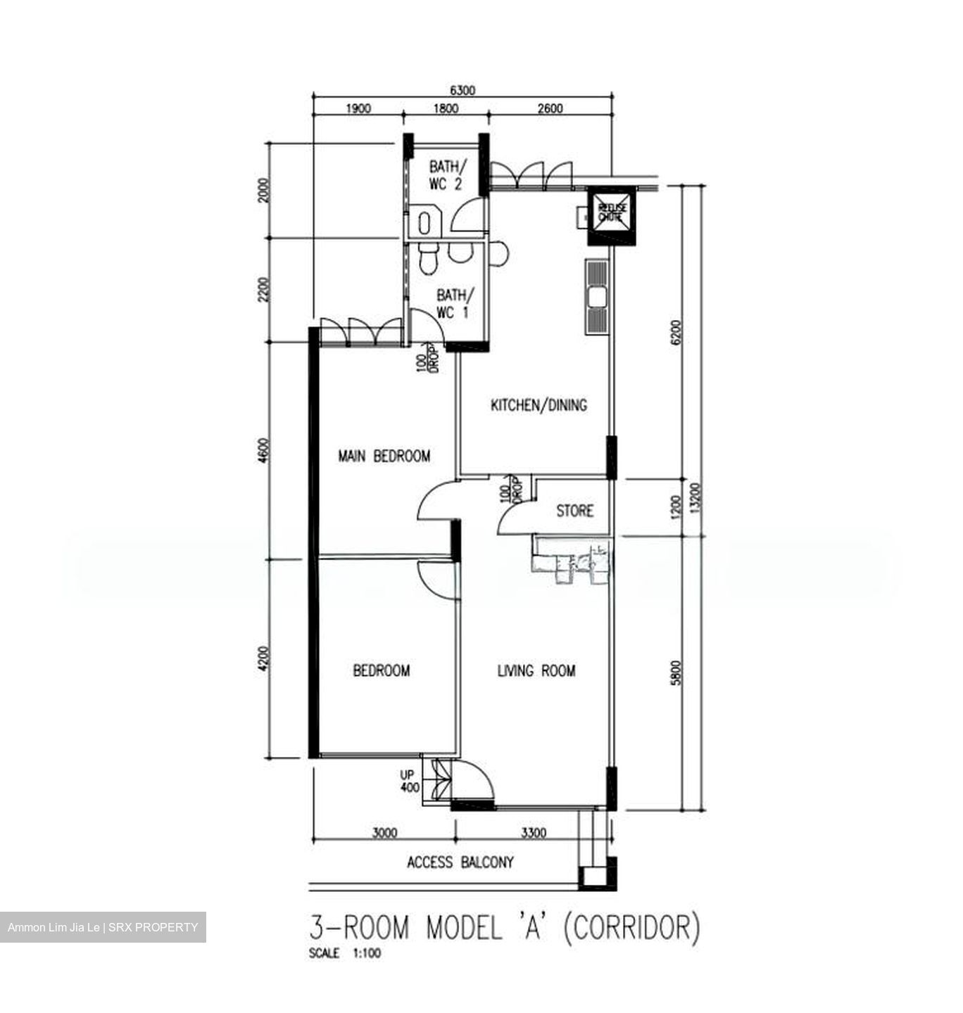 Blk 117 Chong Pang Vale (Yishun), HDB 3 Rooms #554208421